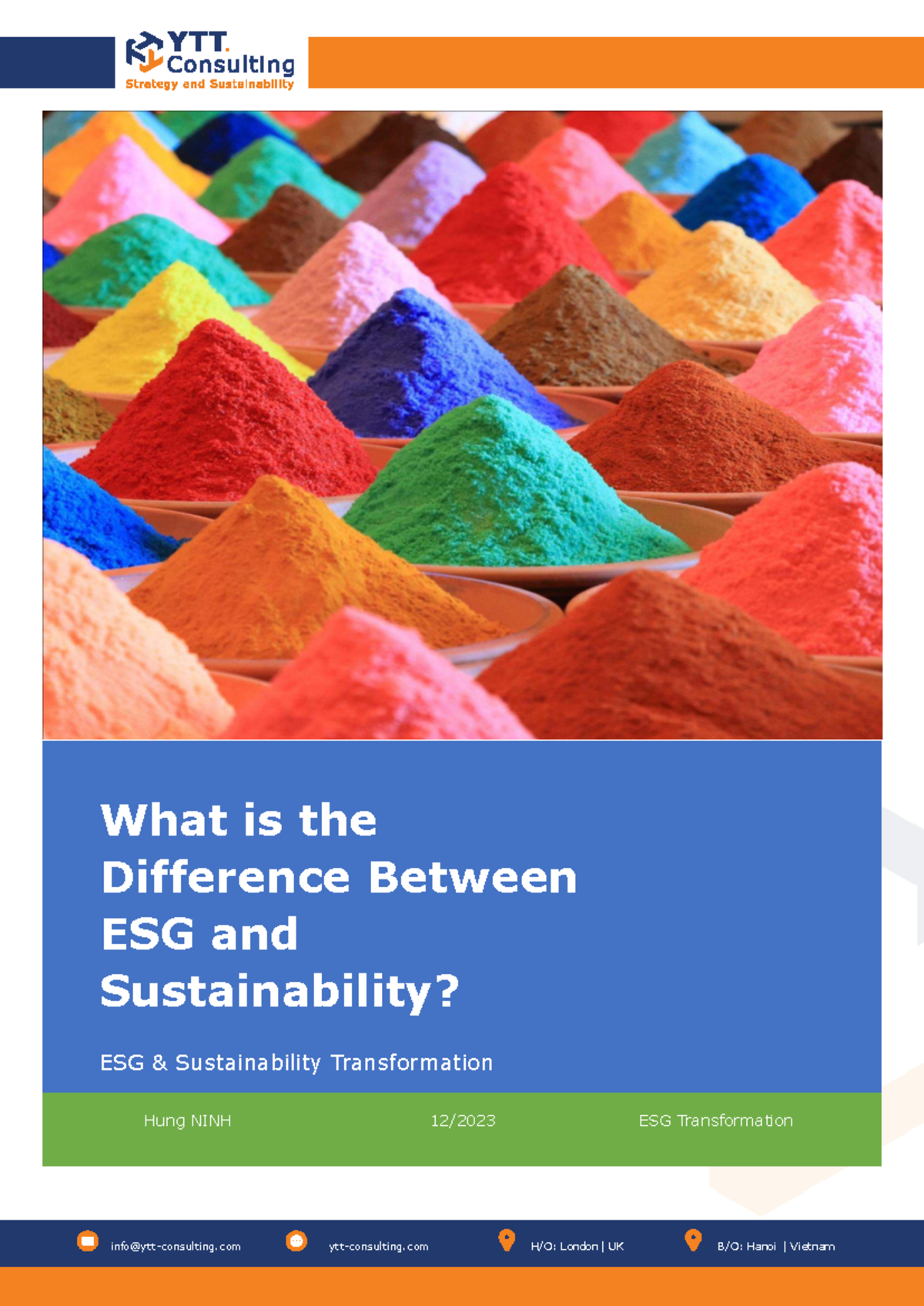 Understanding ESG vs. Sustainability: Key Differences Explained - Studocu