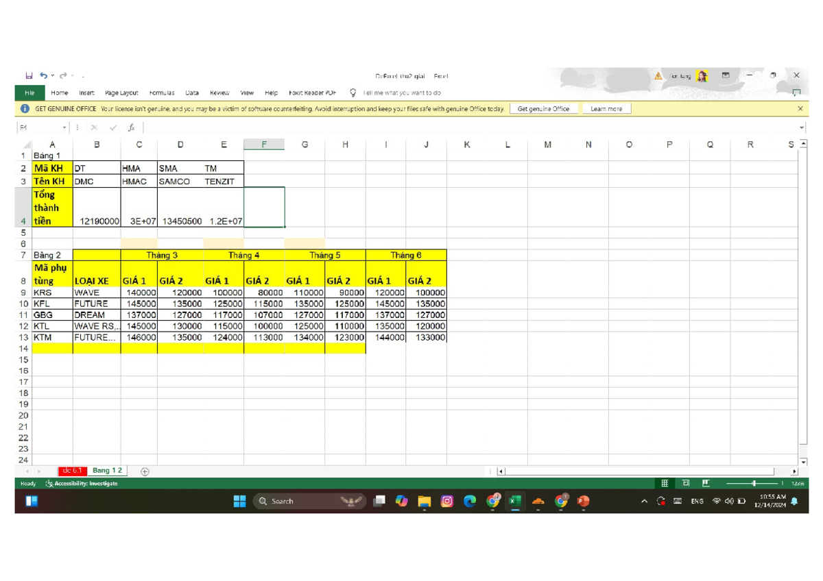 IMG 1068-đã gộp - Ếttste - Excel Tien Tang X File Home Insert Page ...