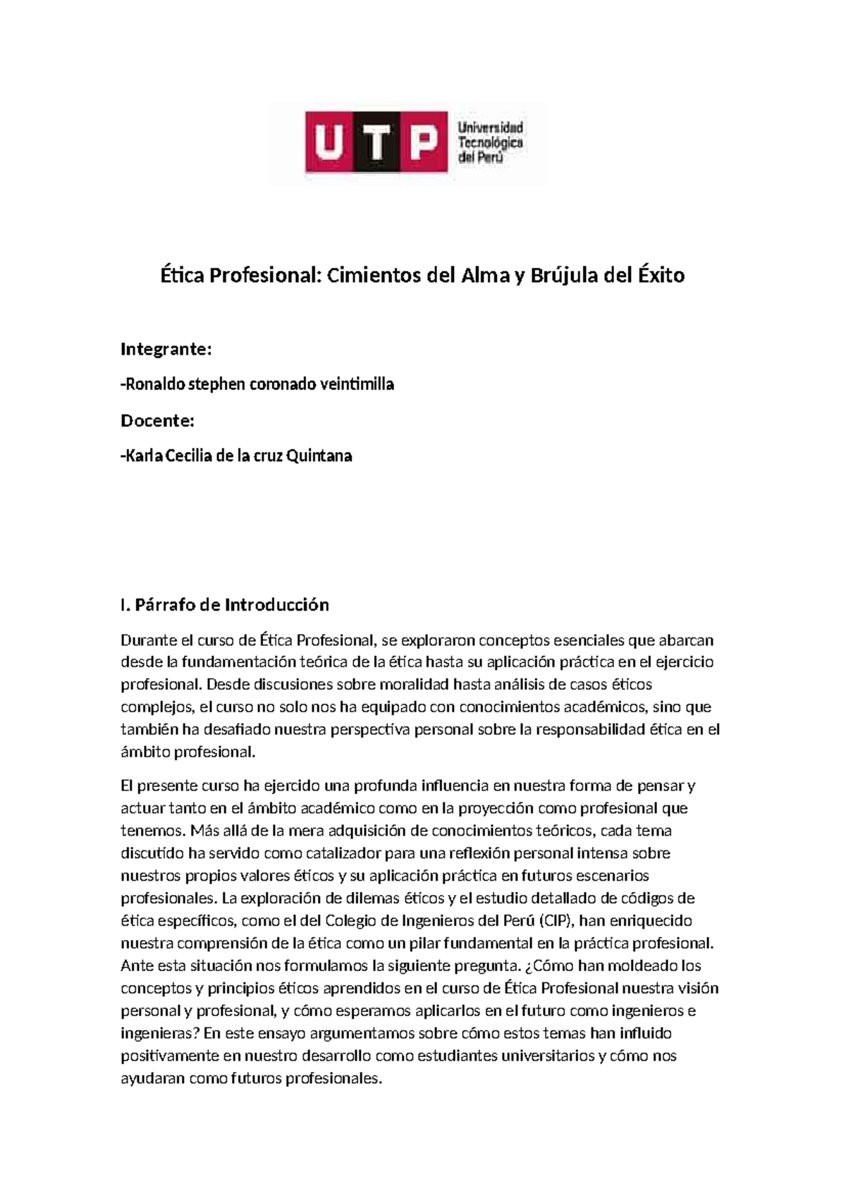 Ética Profesional - ñlnl.m . - Ética Profesional: Cimientos del Alma y ...
