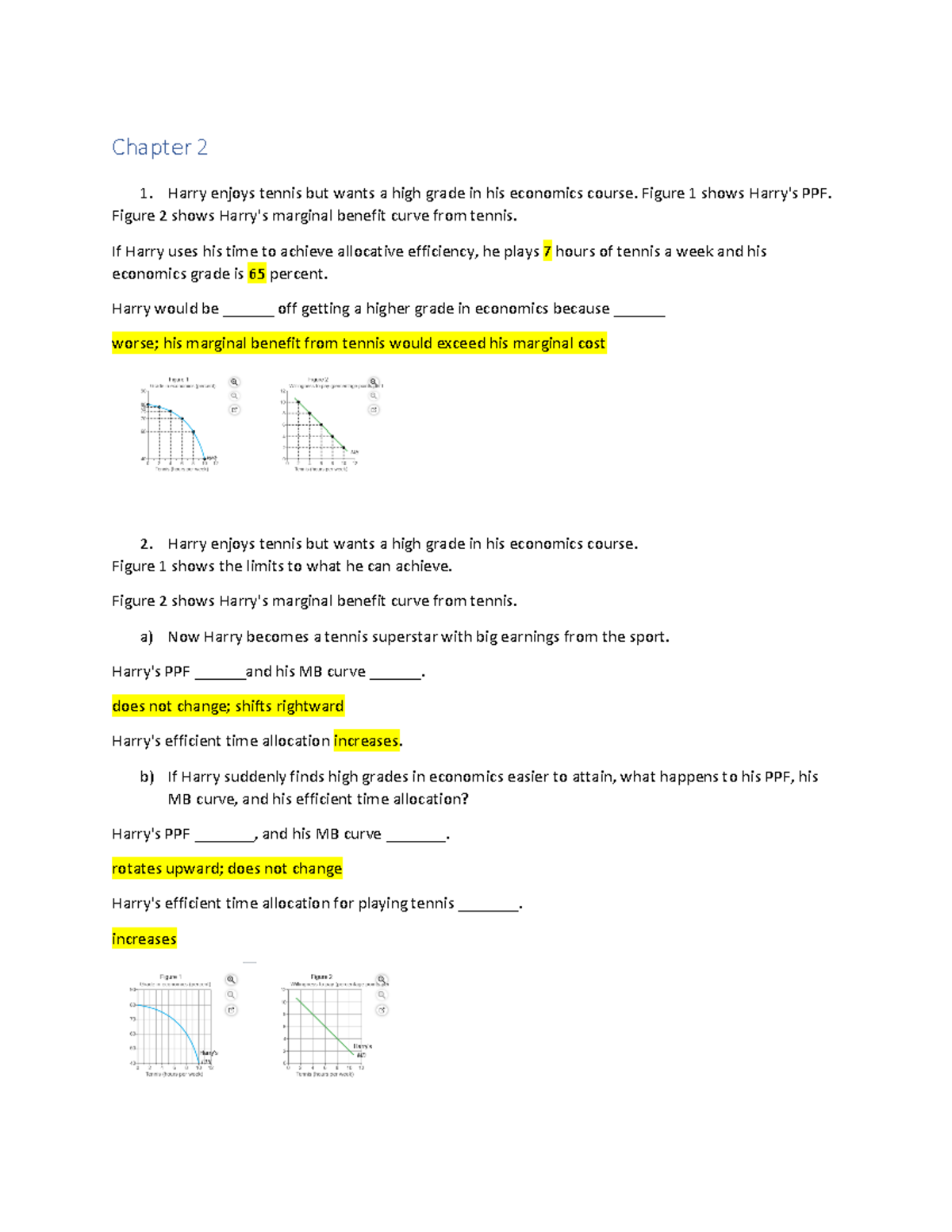 Economics 101: Insights from Chapters 2 to 4 on PPF and Advantage - Studocu