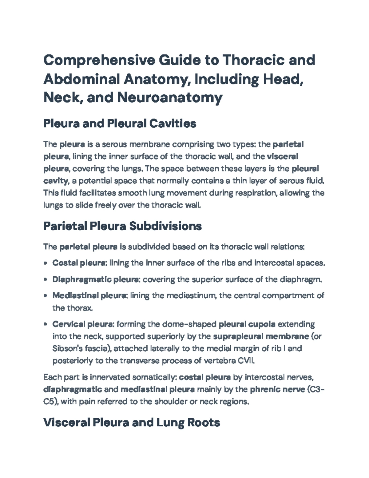 Anatomy Overview: Abdominal Viscera Structures & Clinical Cases - Studocu