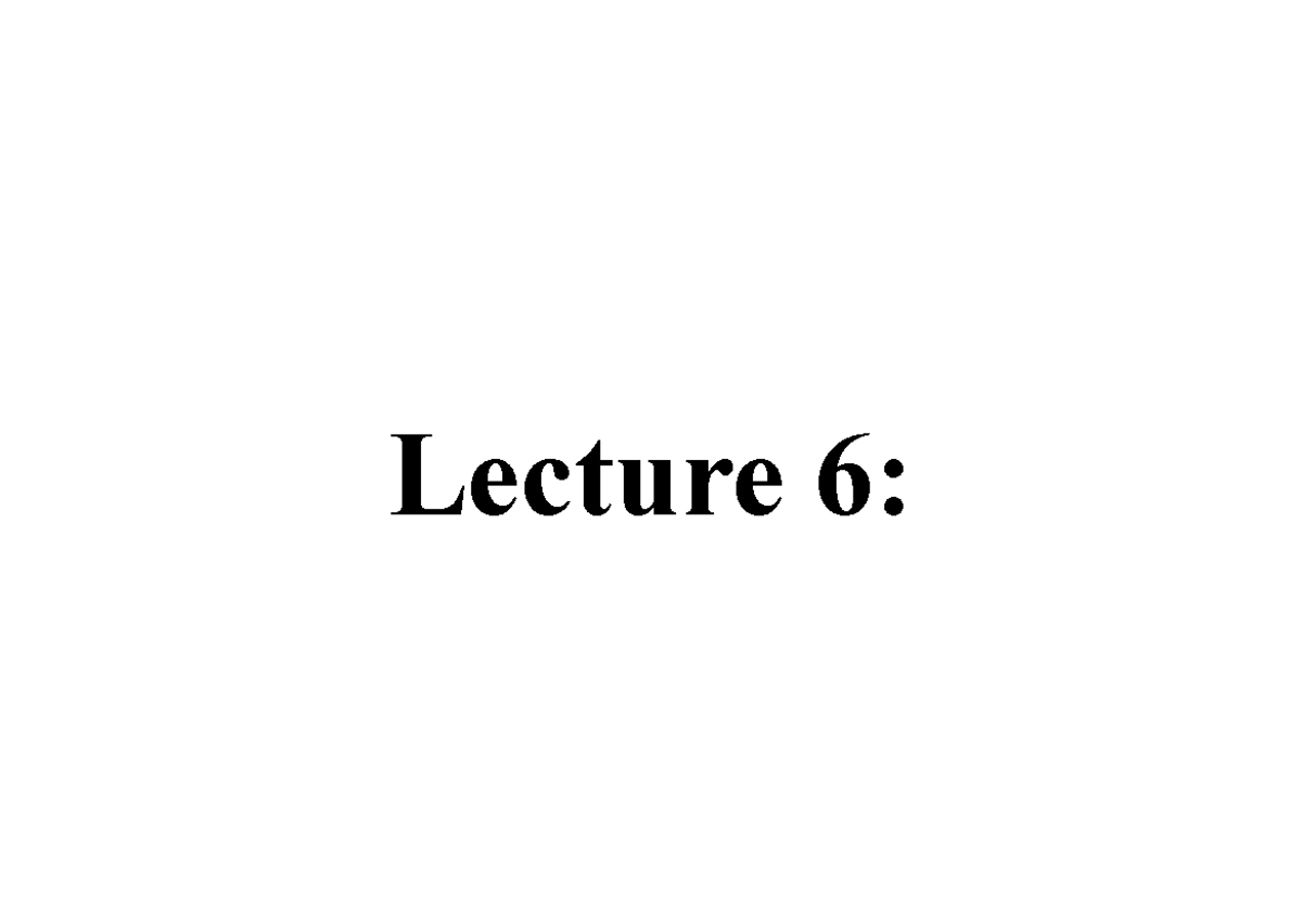 Lecture 6: Standardized Scores & Normal Distribution Insights - Studocu