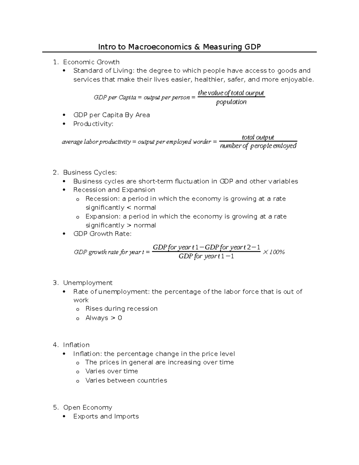 Intro to Macroeconomics: Understanding GDP and Economic Indicators ...