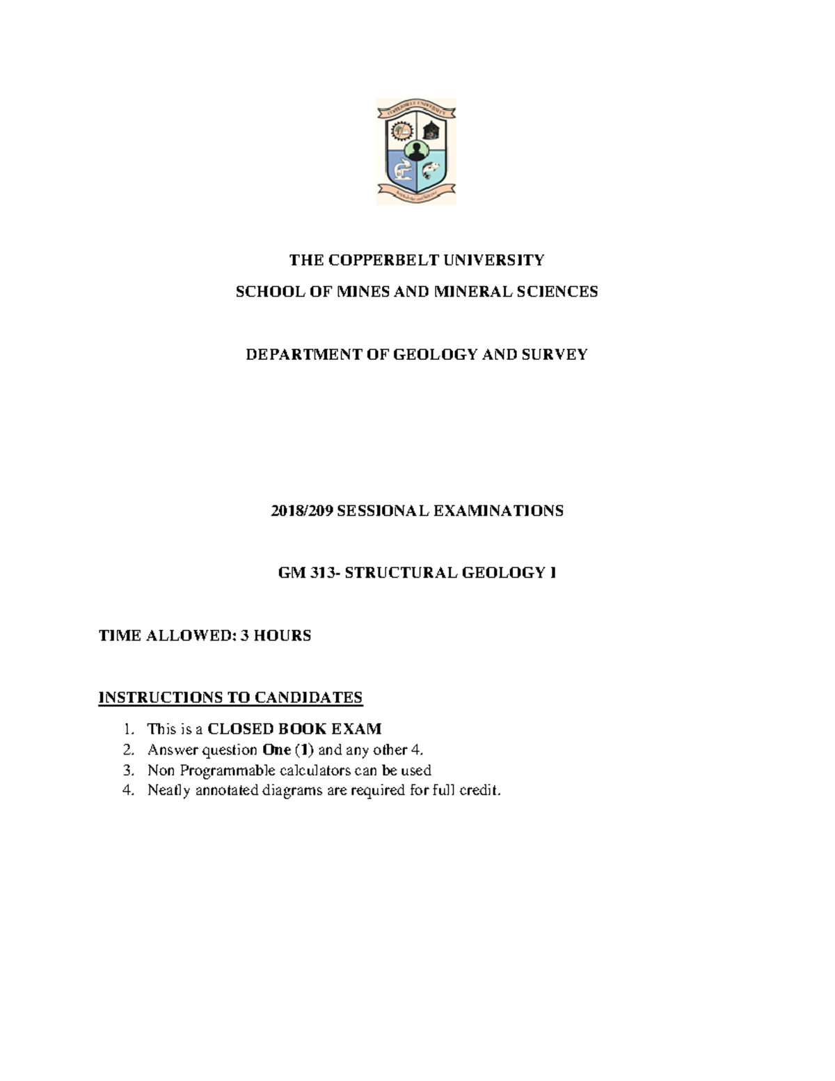 GM 313 - Final Exam Study Guide: Structural Geology I - Studocu