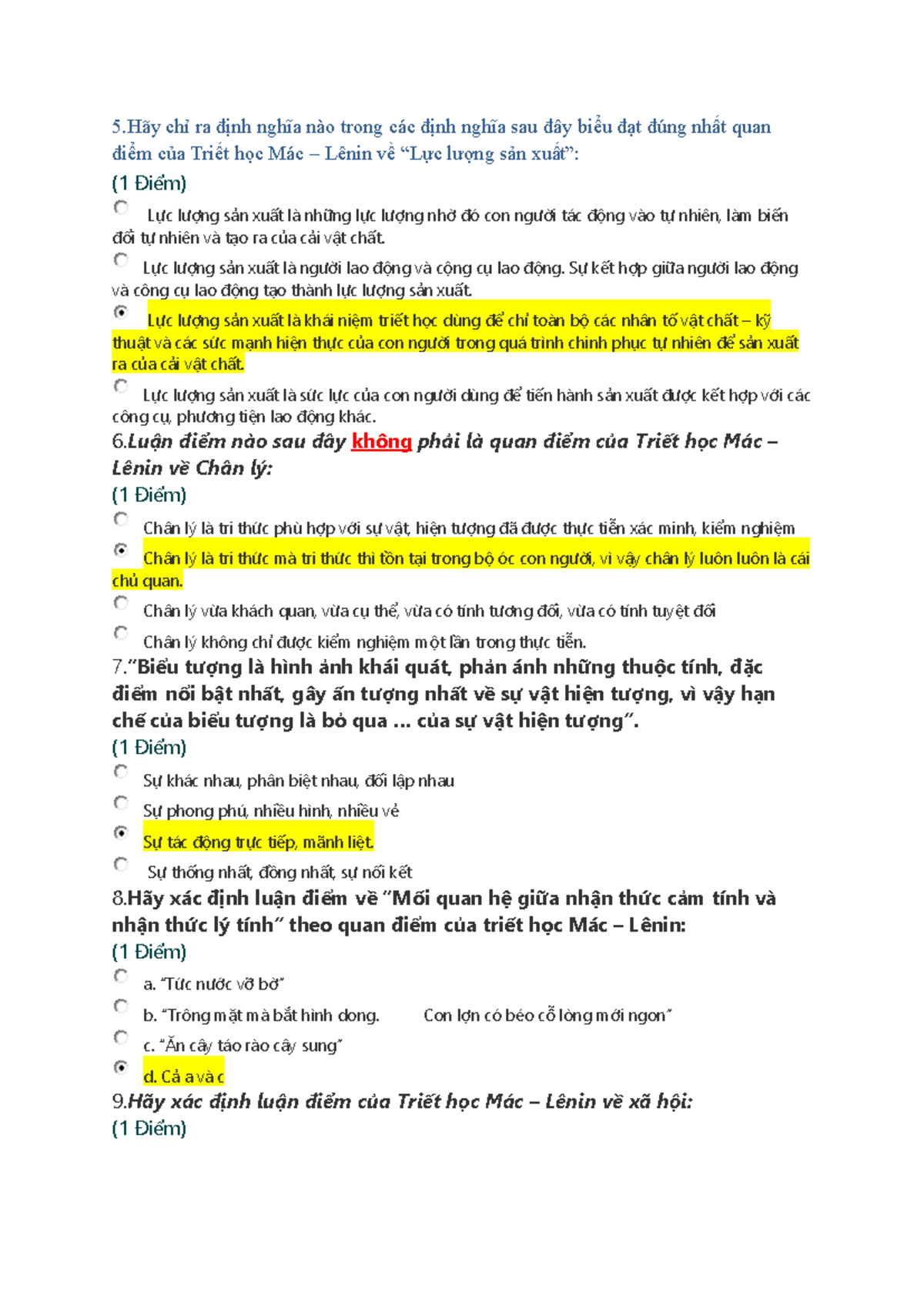 Thực tiễn và nhận thức Mác-Lênin