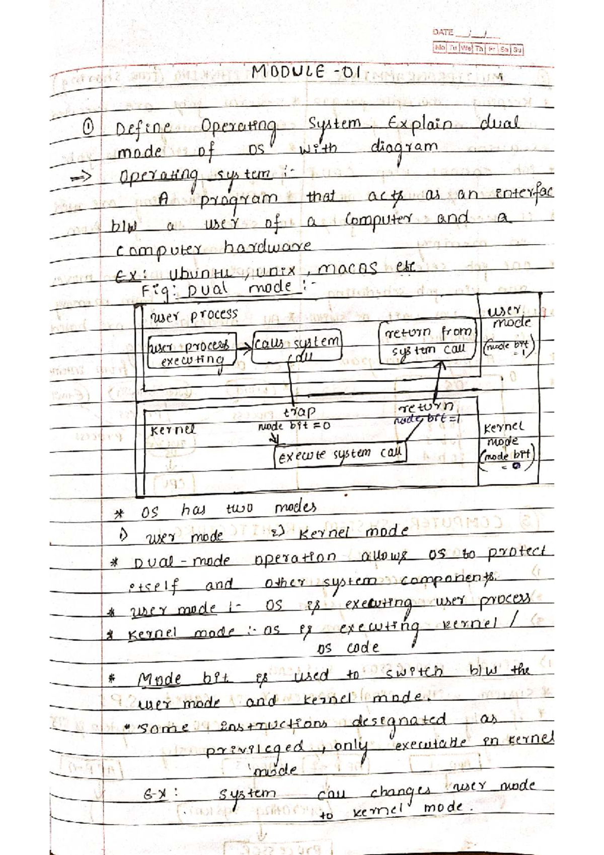 Operating System Concepts - Module 01 Overview and Key Terms - Studocu