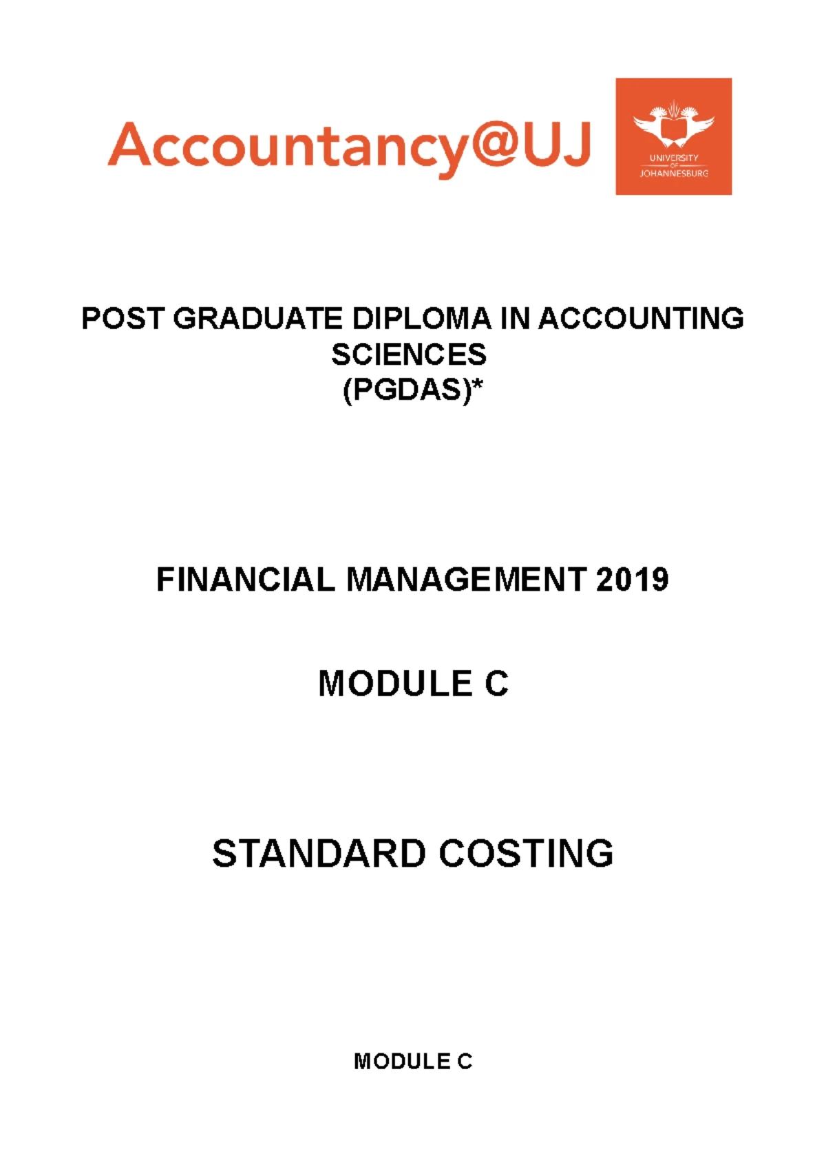 Standard costing variance formula - FMA300 - Studocu