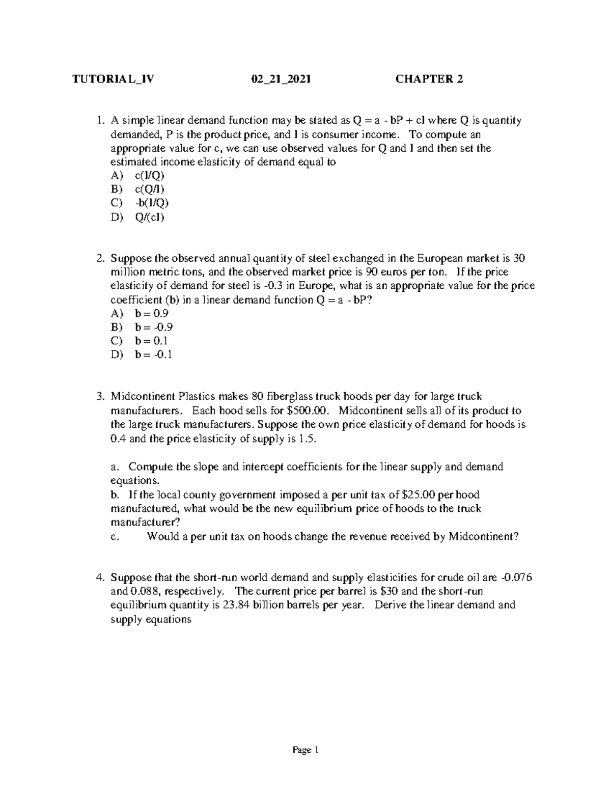 Tutorial 4 Cap.2 - Page 1 TUTORIAL_IV 02_21_2021 CHAPTER 2 A simple ...