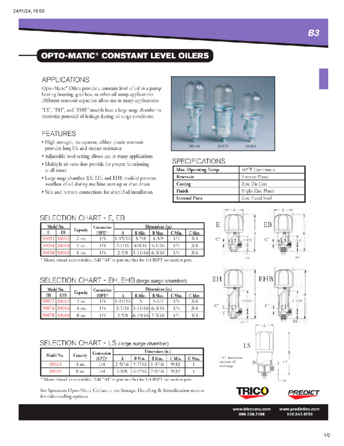 SIS 30084: Constant Level Oilers Applications and Features Overview ...