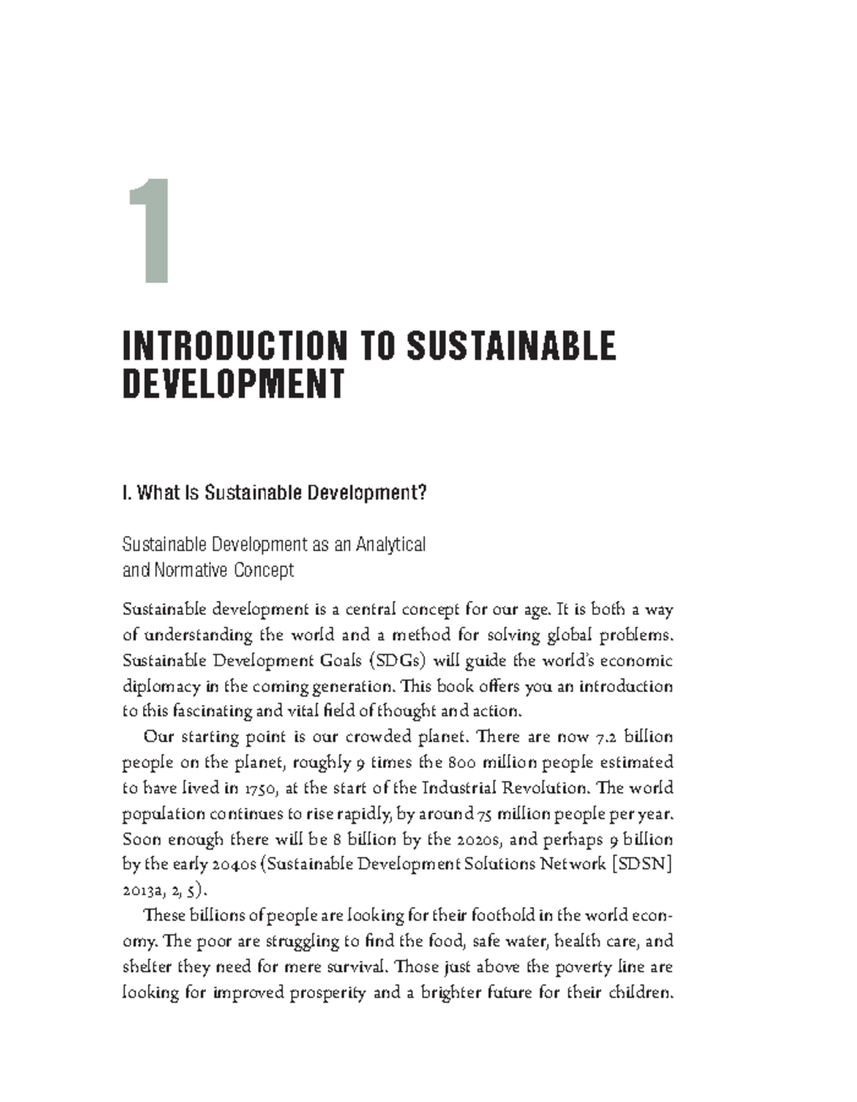Sustainable Development: An Introductory Overview (Course Code: SD101 ...
