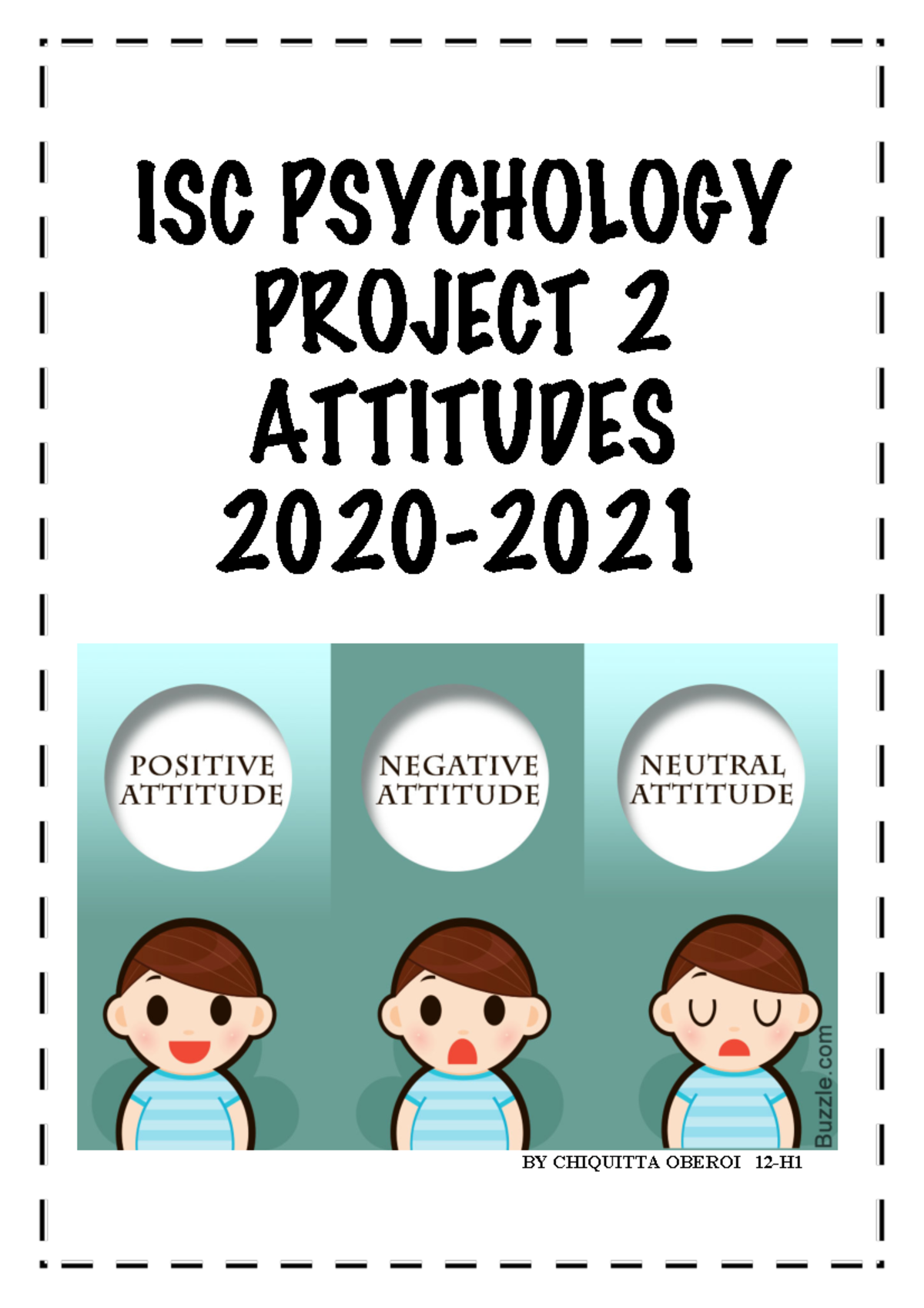 ISC Class 12 Psychology Project 2: Understanding Attitudes and ...