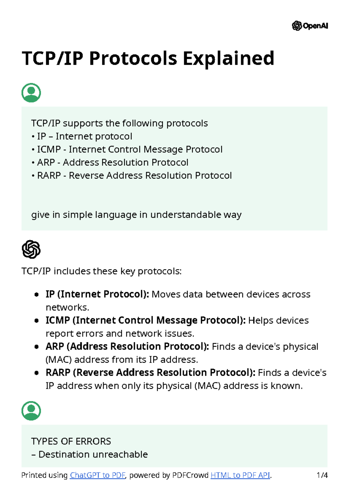 TCP IP Protocols Explained - TCP/IP Protocols Explained TCP/IP supports ...