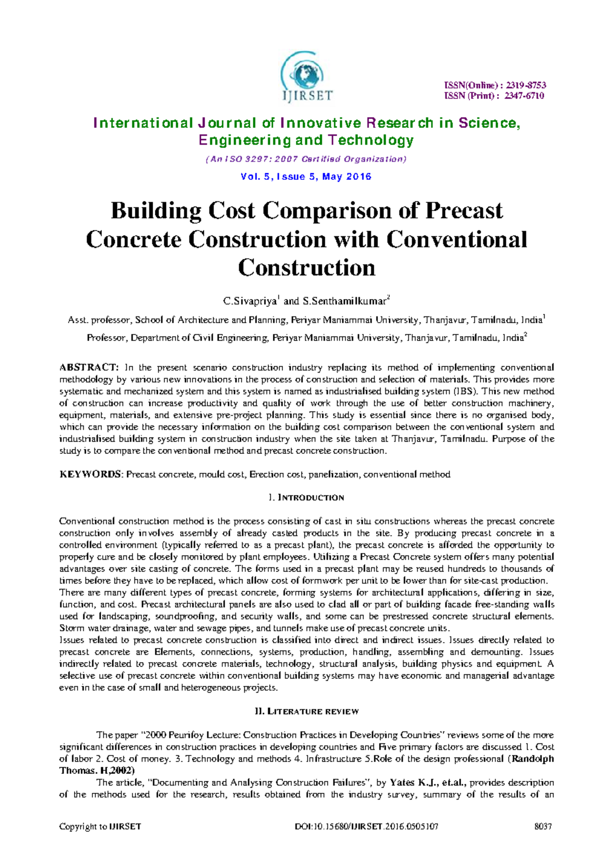 107 7 Building - Reference Material - ISSN (Print) : 2347 ...