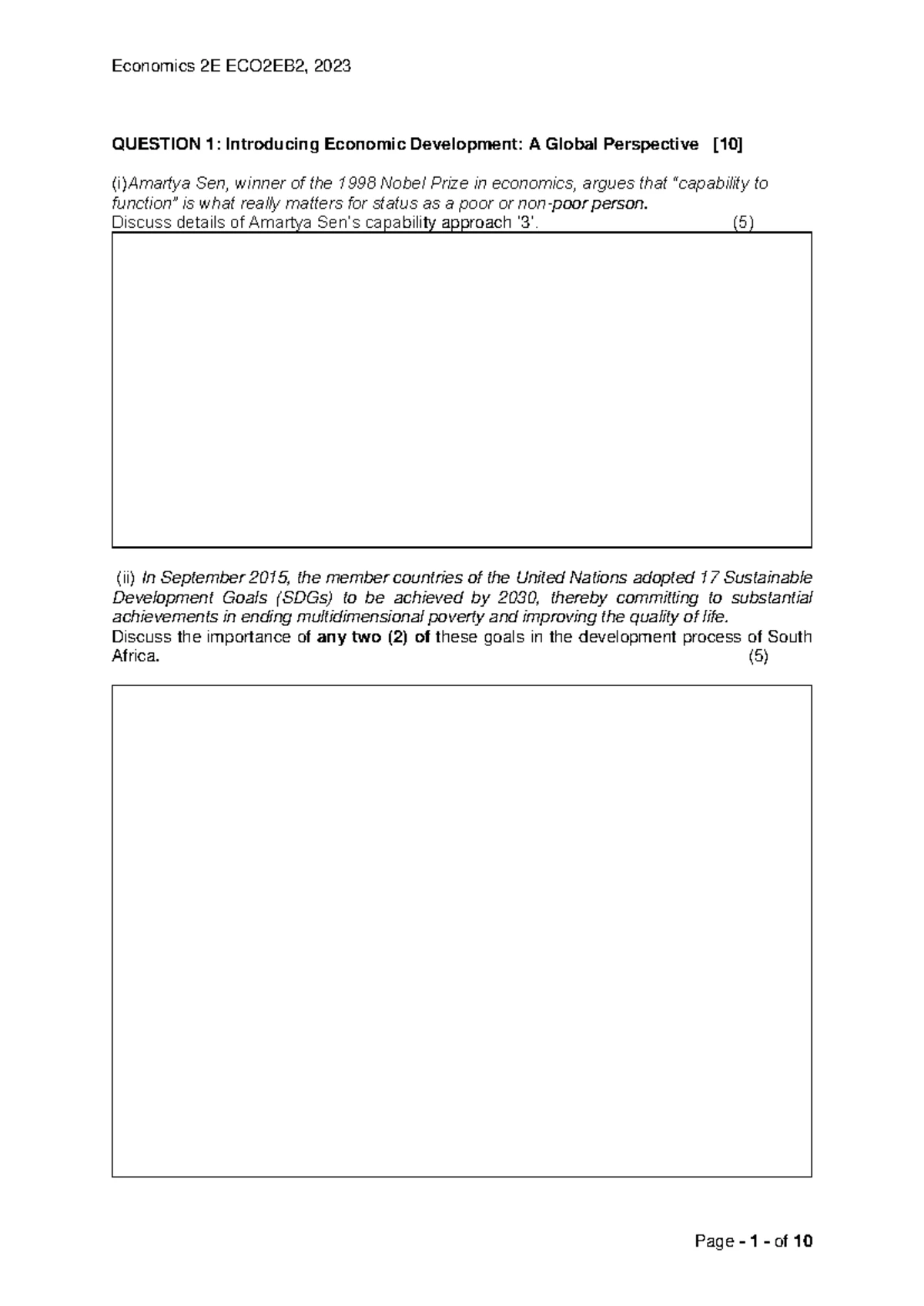 ECM03A3 - Final Exam Questions on Econometrics and Regression Analysis ...