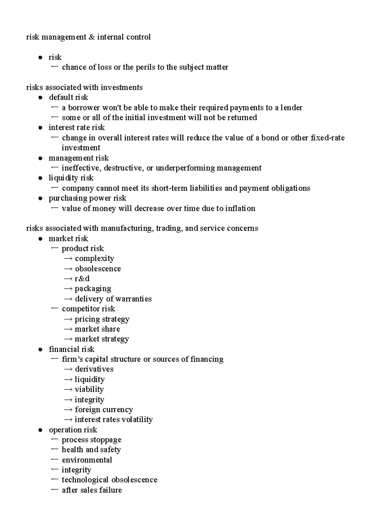 Mas4 - Risk Management & Internal Control: Comprehensive Overview of ...