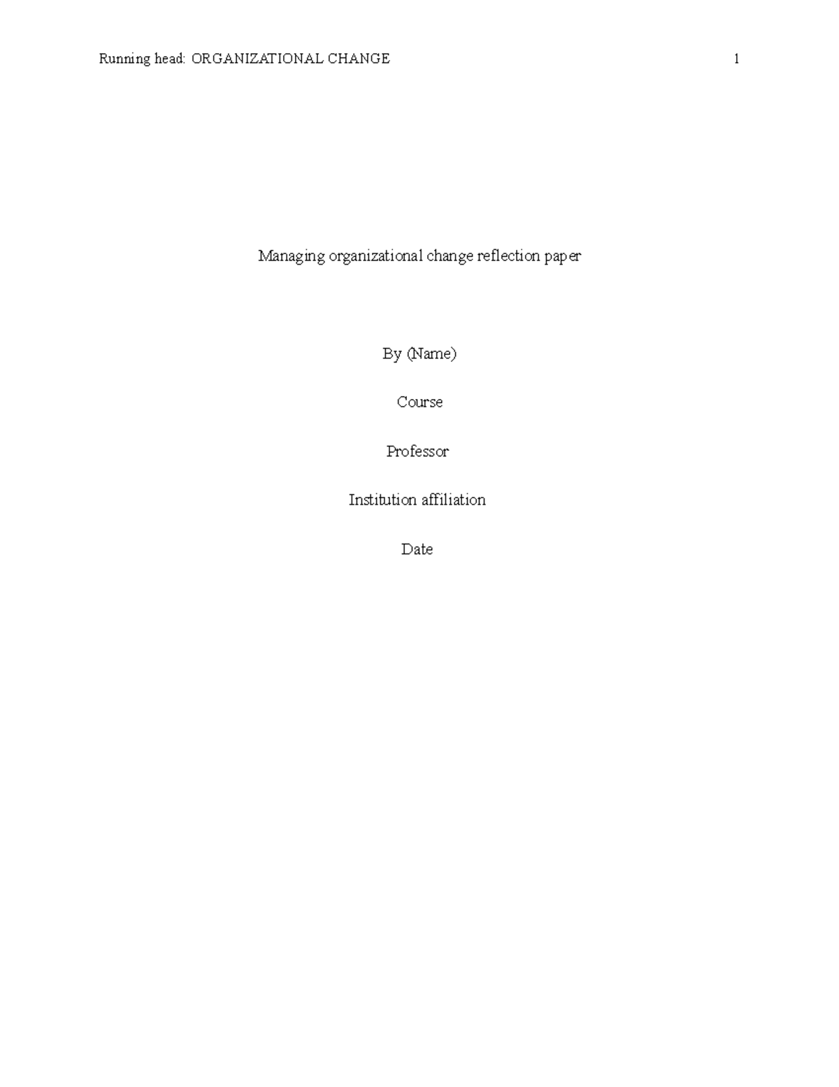 Managing Organizational Change: Reflections and Insights on Technology ...