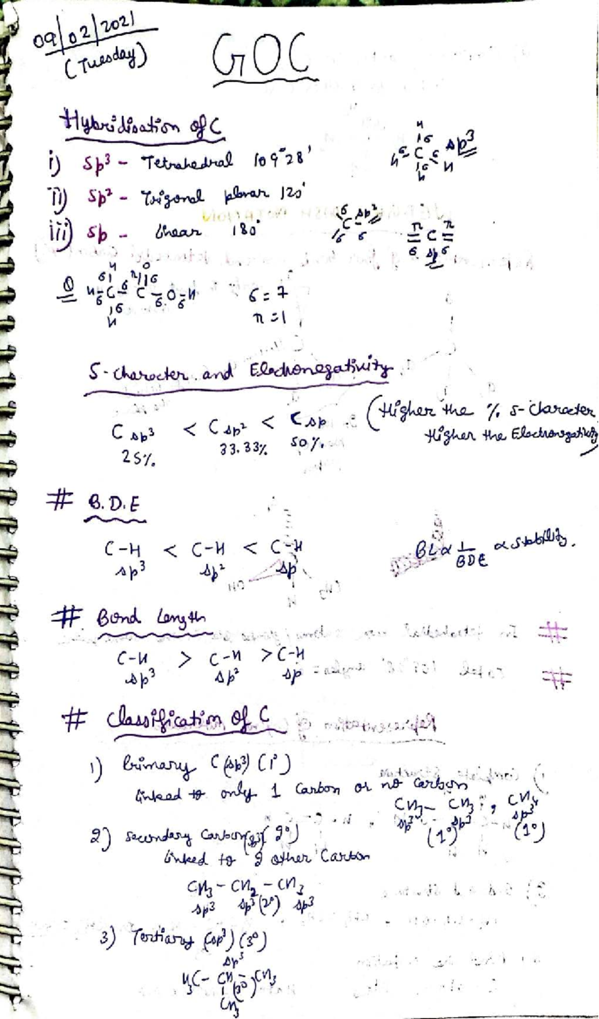 GOC 4: Key Concepts in Organic Chemistry - Whiteboard Notes - Studocu
