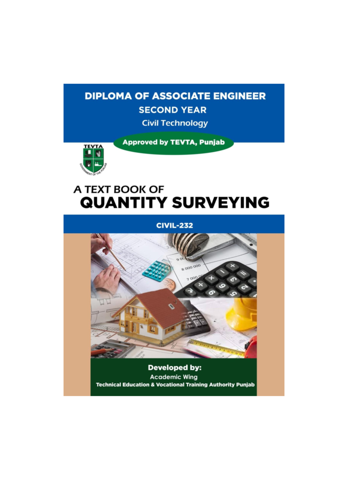 DAE Civil Technology (2nd Year) Civil 232: Quantity Surveying Notes ...