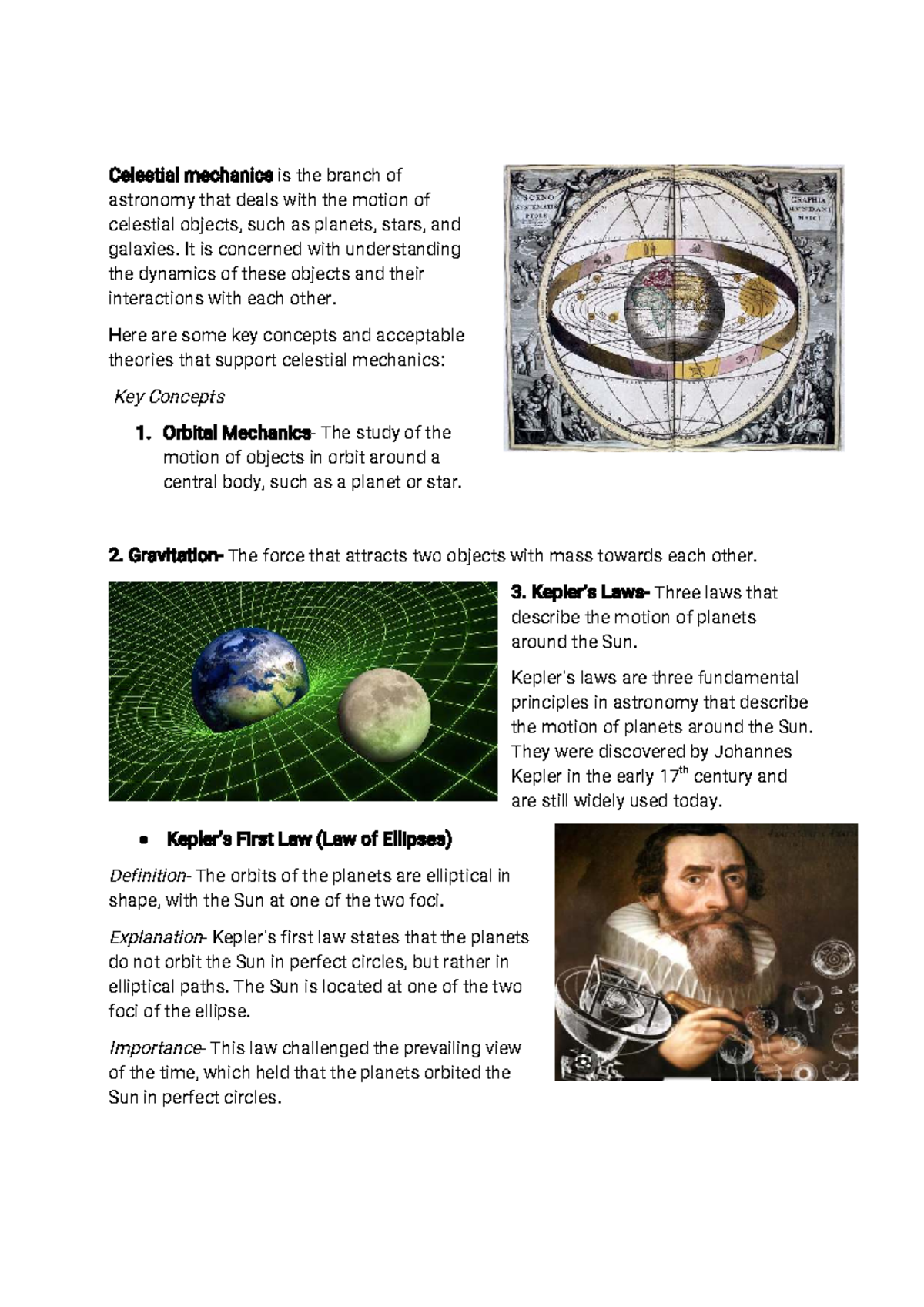 Group 2- Okay na 'to (activity 3) edited - Celestial mechanics is the ...