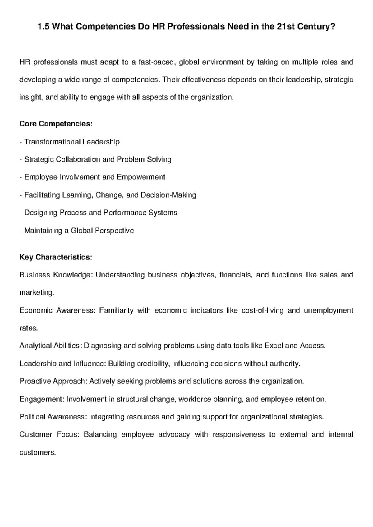 HR Competencies Study Guide: Essential Skills for 21st Century HR Pros ...
