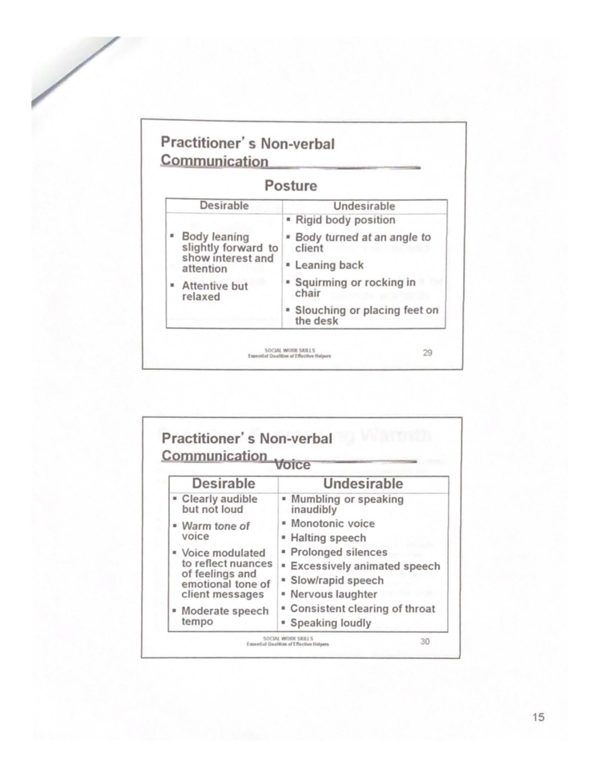 SOCIAL WORK SKILLS: Effective Communication Techniques and Exercises ...