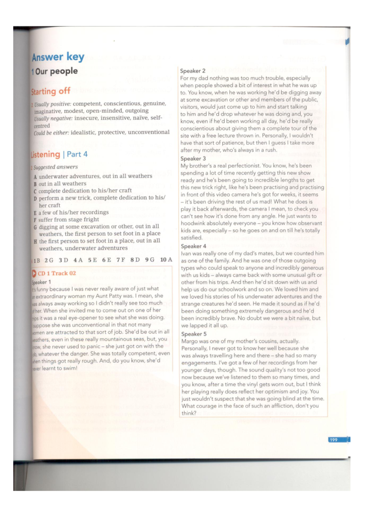 363195965 Complete Answer Key for Advanced Student Book Guide - Studocu