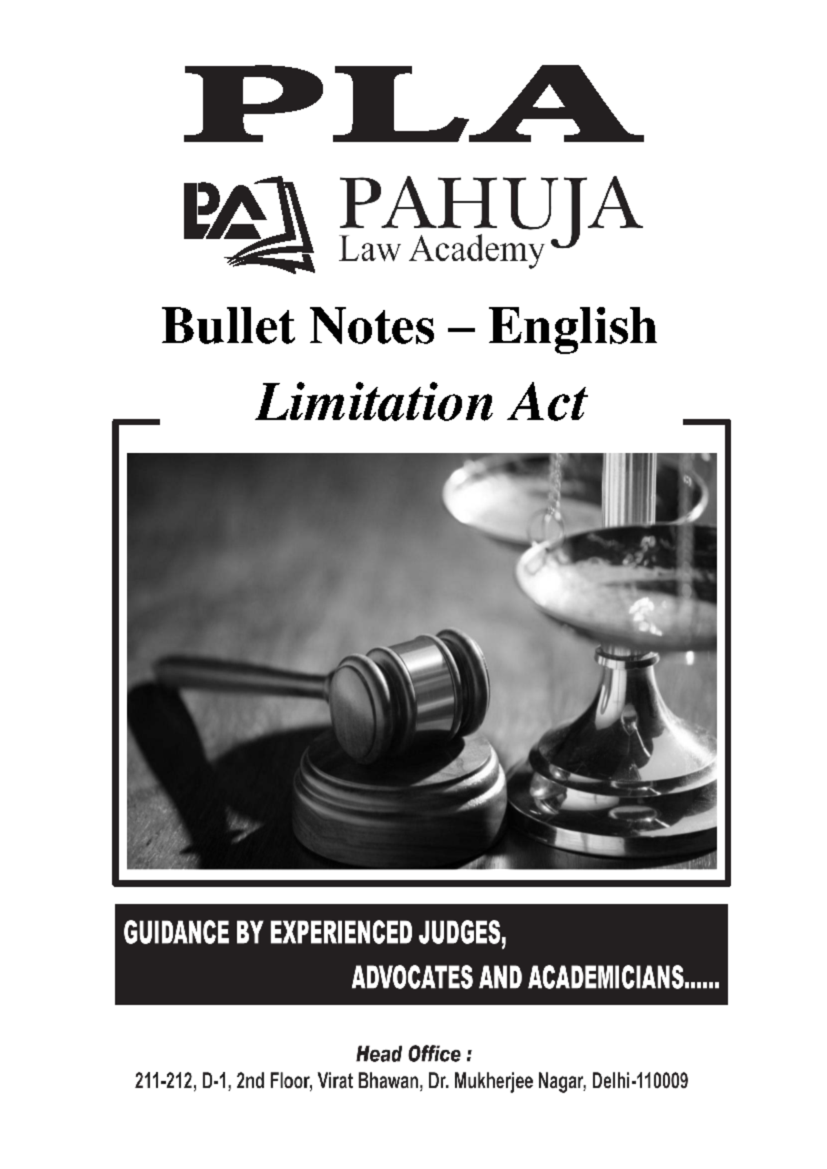 Limitation Act Mains Questions & Key Concepts - PAHUJA LAW ACADEMY ...