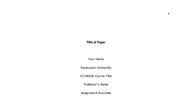 Creating Partnerships with Families & Community - APA Paper - Studocu