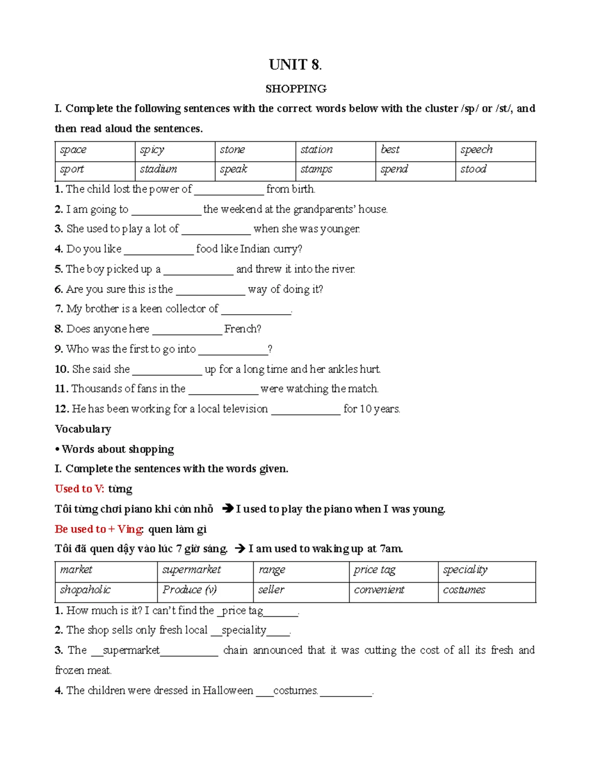 Grammar Notes for TOEIC ETS 2020: Key Concepts and Usage - Studocu