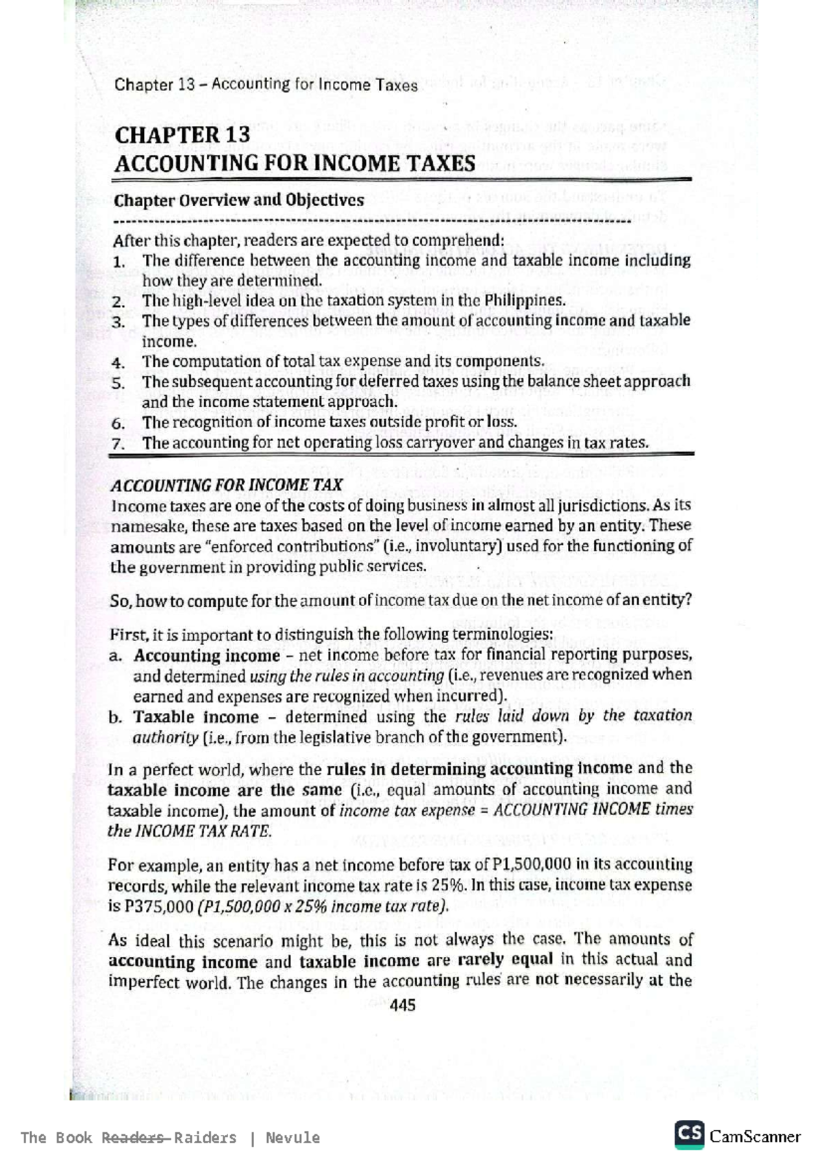 IA 2 Garcia: Chapter 13 - Accounting for Income Taxes Overview - Studocu