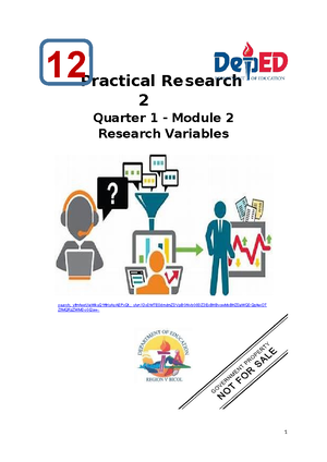 Practical Research 2 Module 5 Q1 - Practical Research 2 Quarter 1 ...