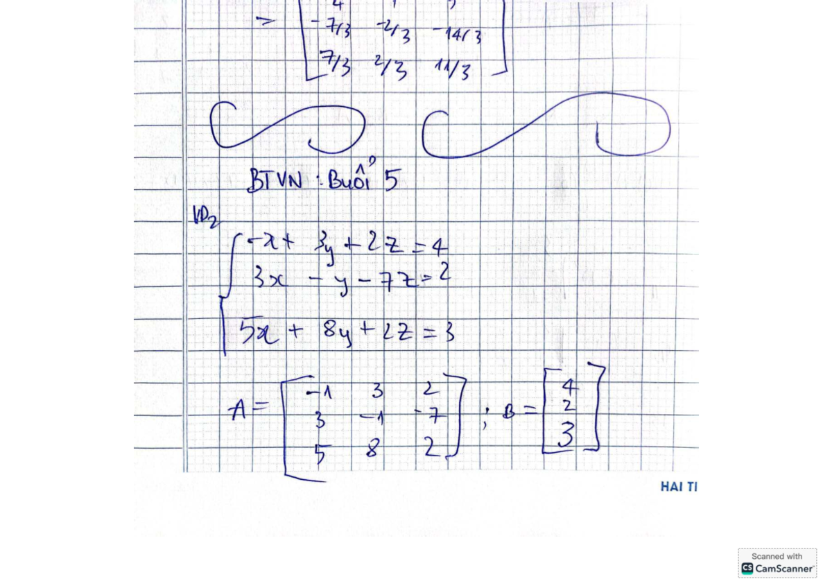 BTVN-B5: Detailed Solutions and Calculations for Homework 5 - Studocu