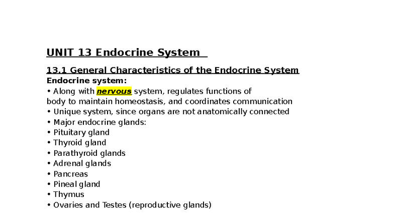 Hormonal Functions and Clinical Applications of the Endocrine System ...