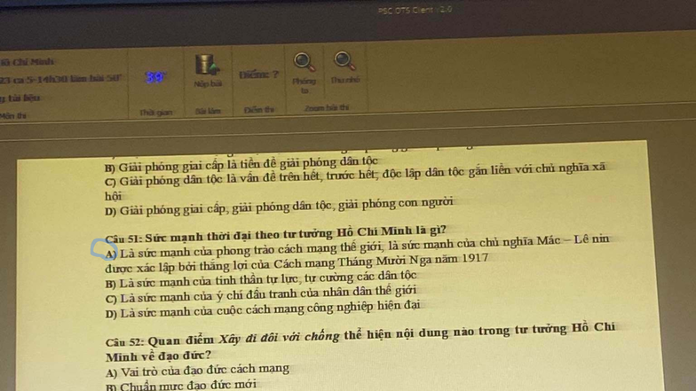 Đề thi TTHCM: Tư tưởng Hồ Chí Minh và các vấn đề dân tộc - Document Preview