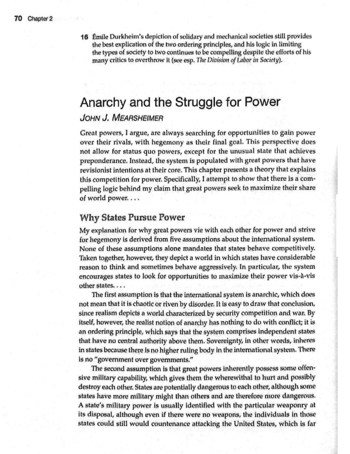 Final Exam Study Guide: Key Concepts in International Relations - Studocu