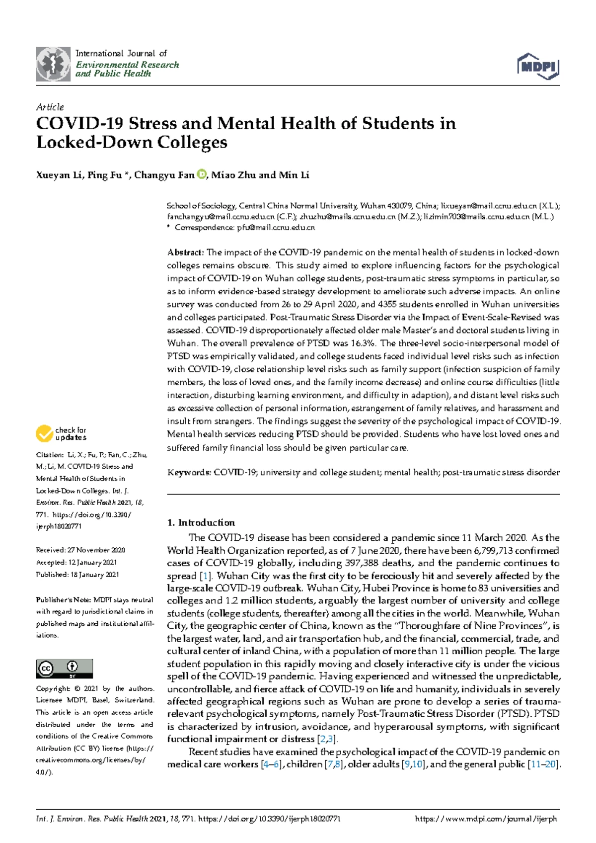 EDTE 490 W: Understanding Academic Pressure's Impact on Student Mental ...