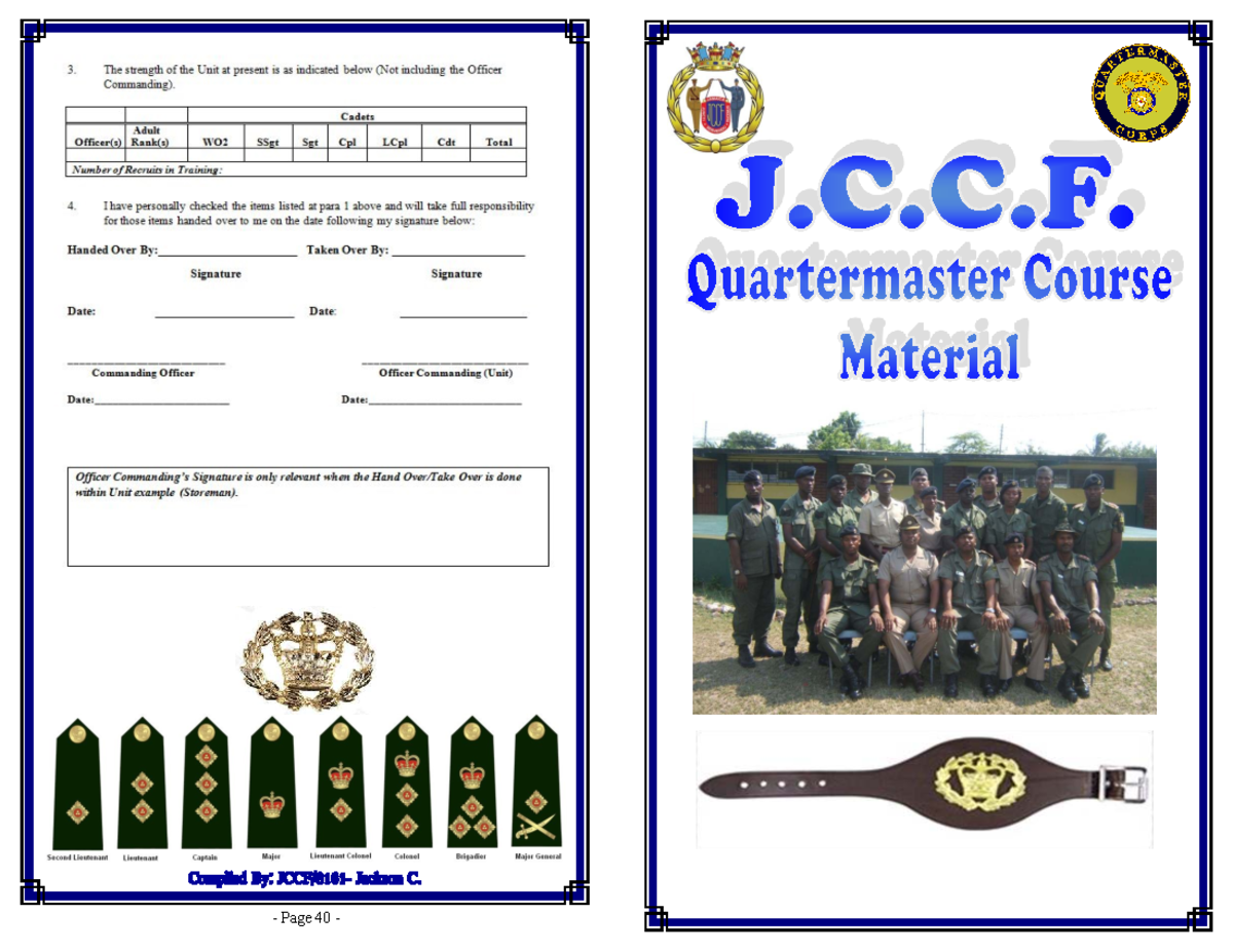 JCCF Administrative Instruction No. 1: Clothing & Equipment Management ...
