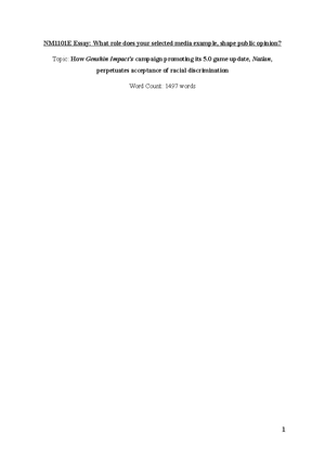 HSI1000 - Notes for all lectures - Week 1 Scientific method Observe → ...