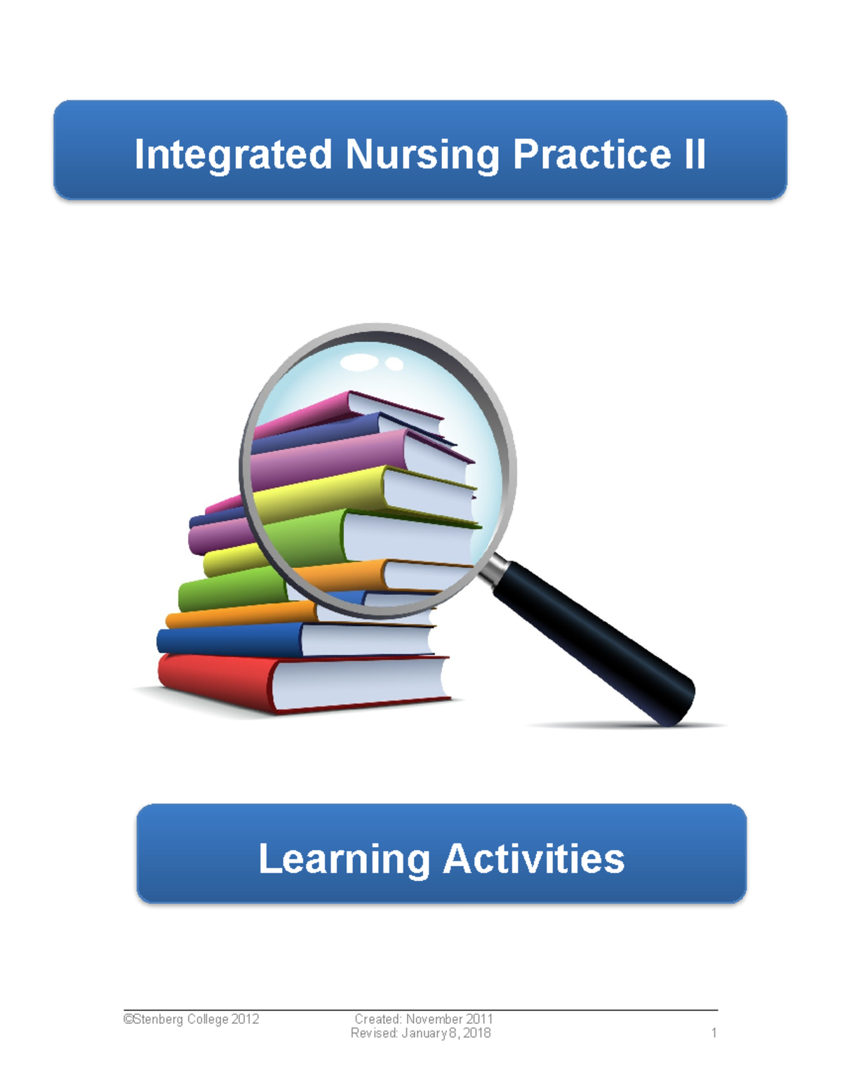 INP II Learning Activities: Assessment, Safety & Med Admin 2018 - Studocu