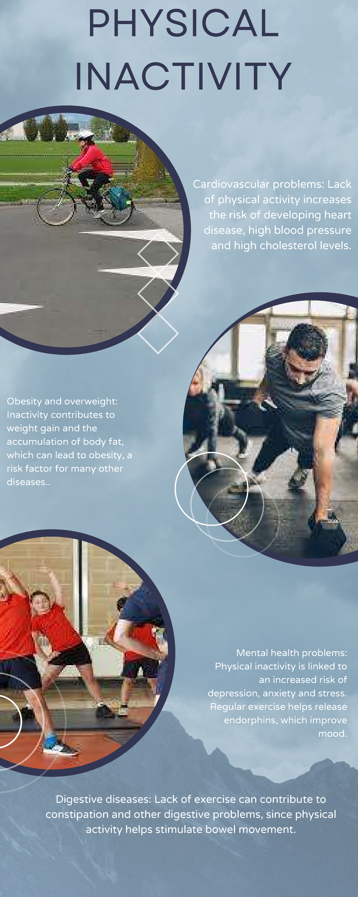 Ingles expo - PHYSICAL INACTIVITY Cardiovascular problems: Lack of ...