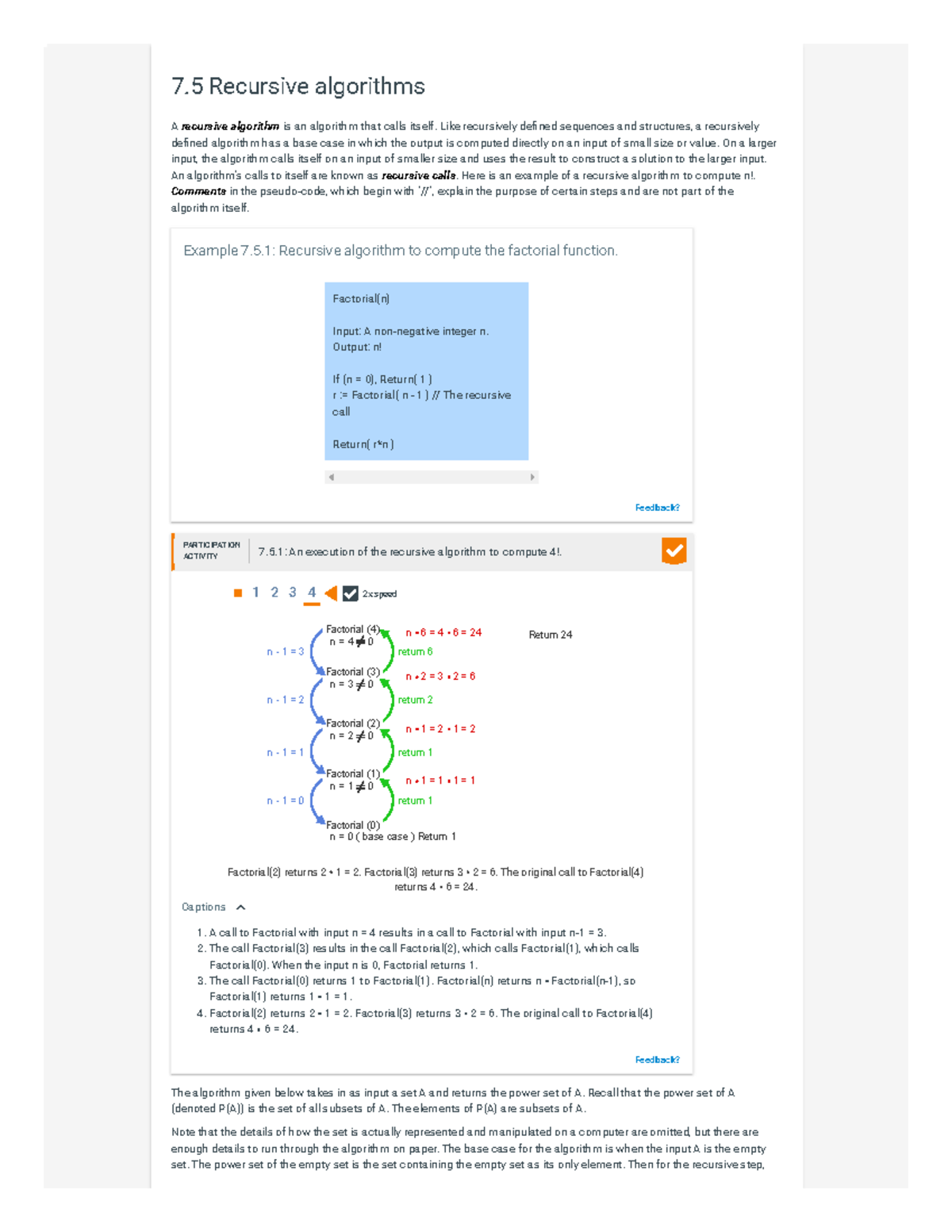 Section 7.5 - MAT 230 Discrete Mathematics zy Books - 7 Recursive ...