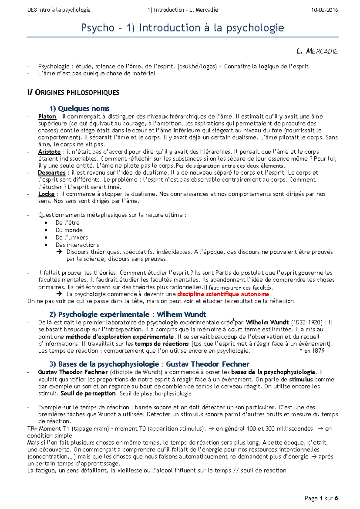 Psycho developpement - Introduction à la psychologie du développement ...