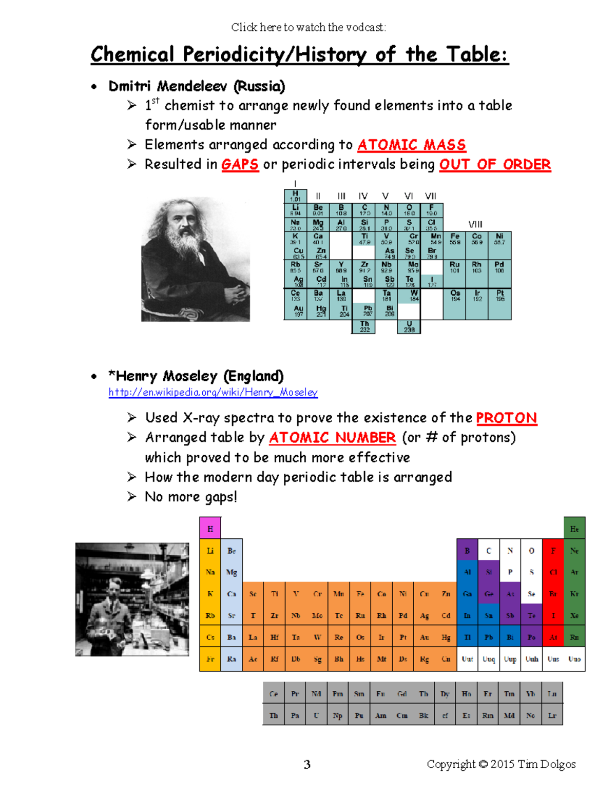 Unit 3 Notes on Chemical Periodicity and the Periodic Table - Studocu