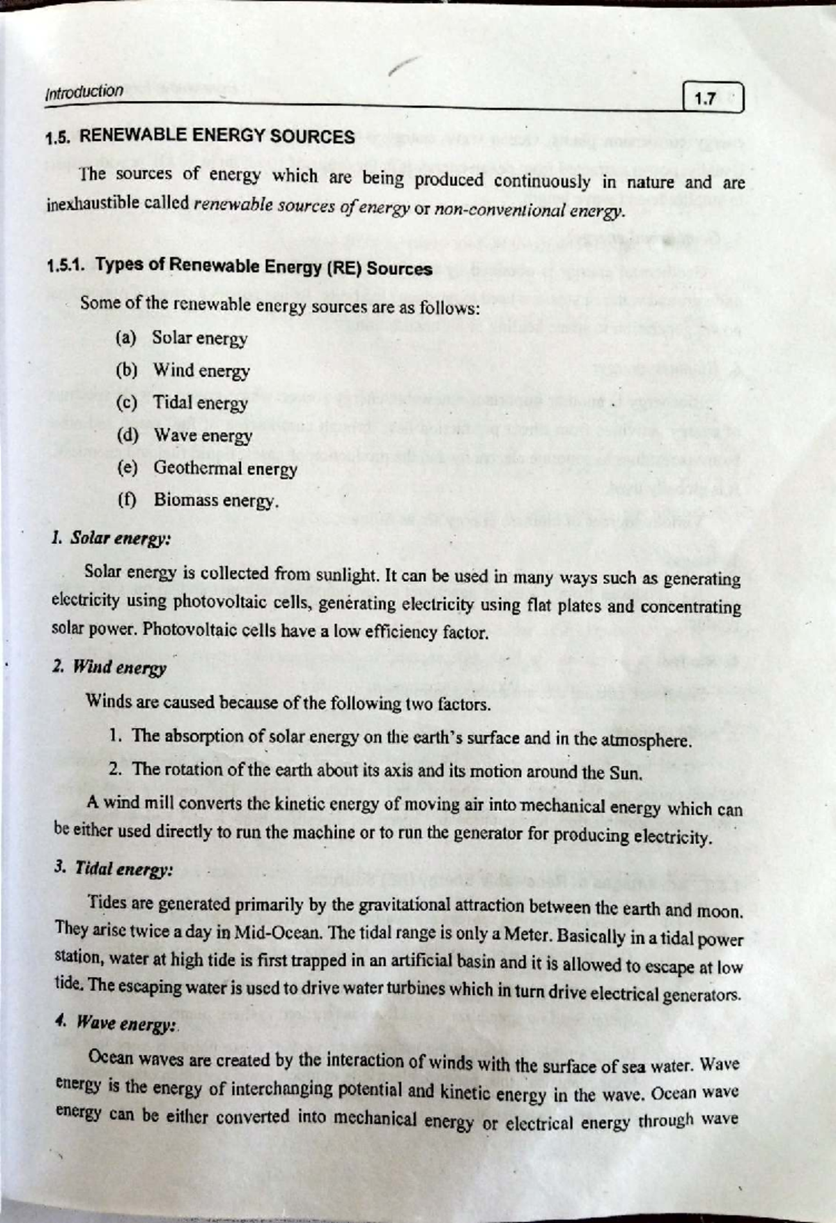 RES 1 - Overview of Renewable Energy Sources and Their Importance - Studocu