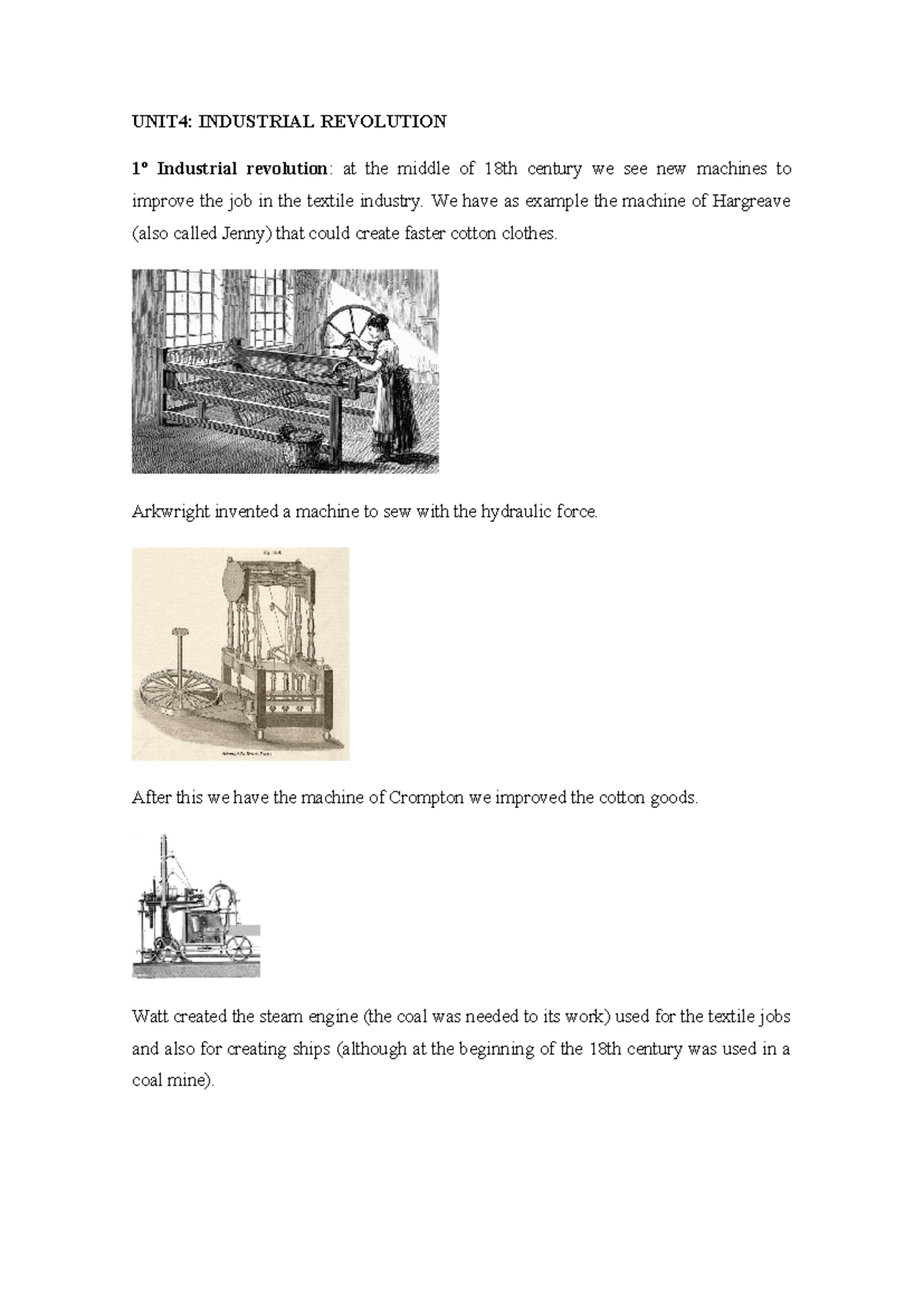 Unit 4: Insights on the Industrial Revolution and Its Impacts - Studocu