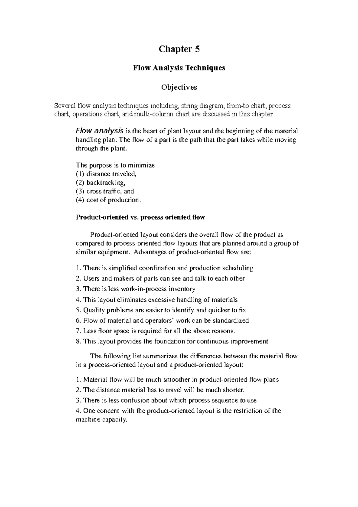 Chapter 5 Flow Analysis Techniques: Diagrams & Flowcharts Overview ...