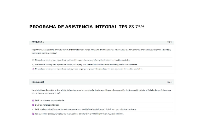 Programa DE Asistencia Integral TP3 - PROGRAMA DE ASISTENCIA INTEGRAL ...