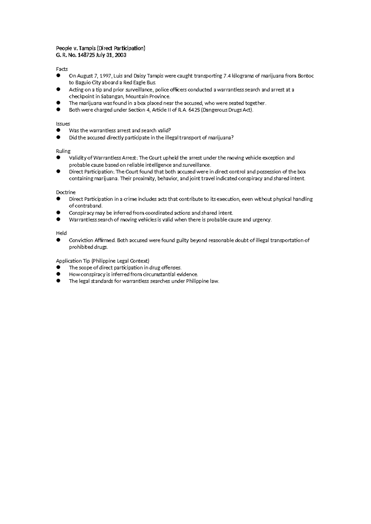 Case Digests for Articles 16-20: Key Legal Principles and Rulings - Studocu