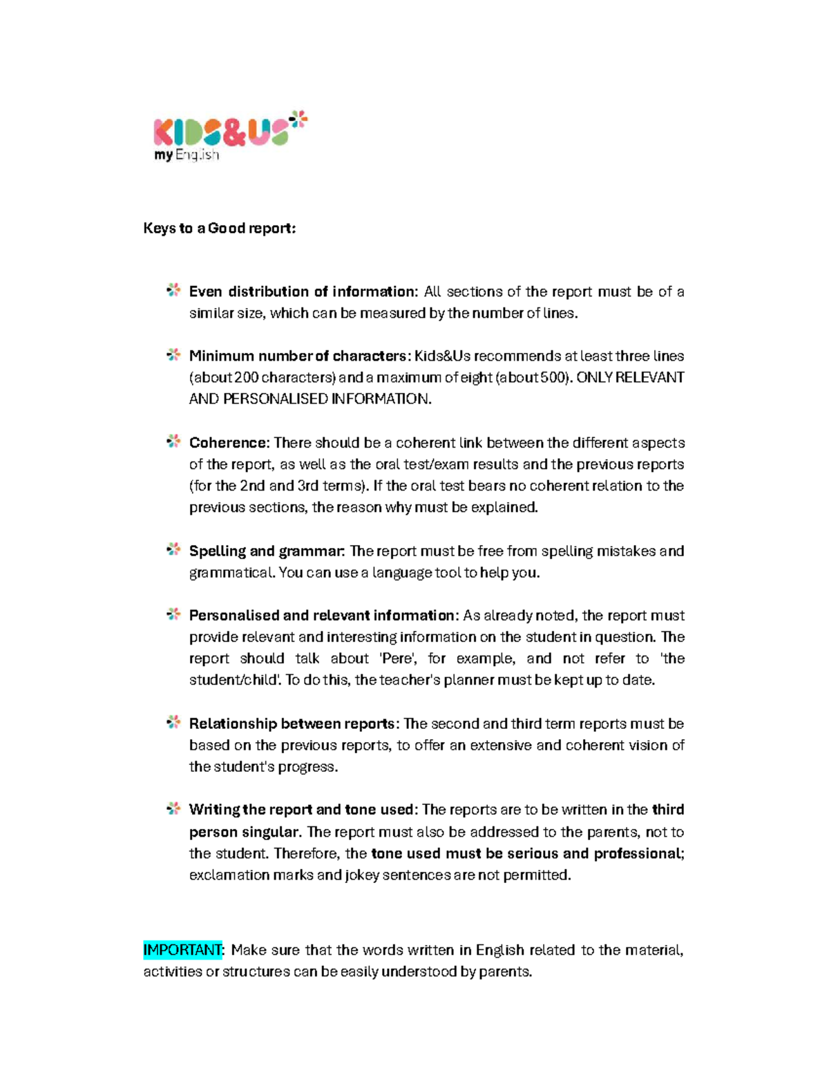 Keys to a Good Report: Guidelines for Effective Writing - jjj - Studocu