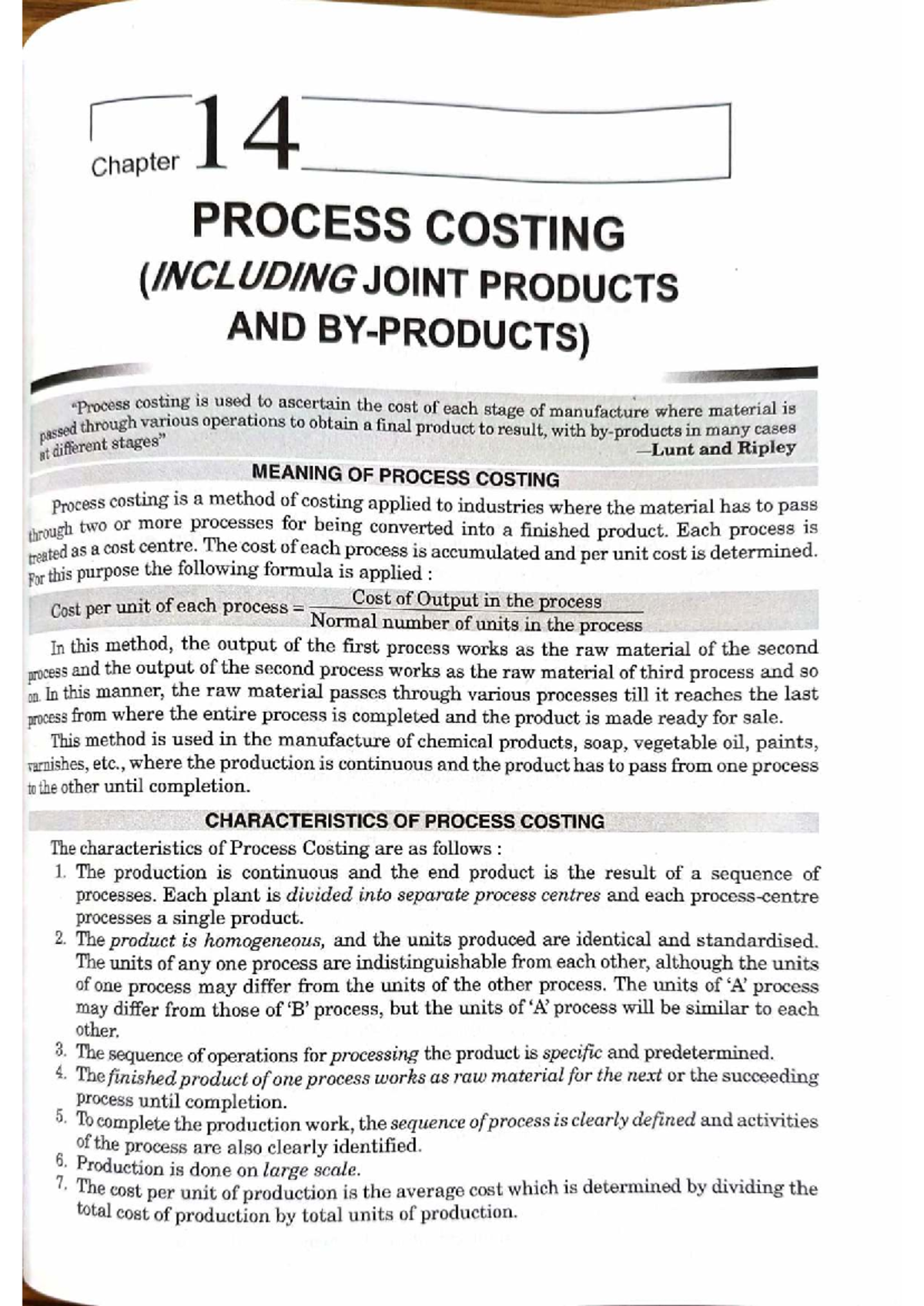 14 Chapter Process Costing: Understanding Joint Products and Costing ...
